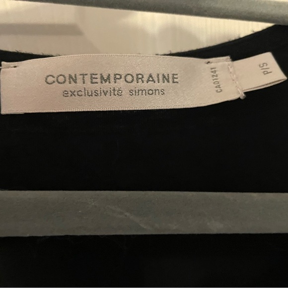 Dressy Black Shell Tank - Picture 2 of 2